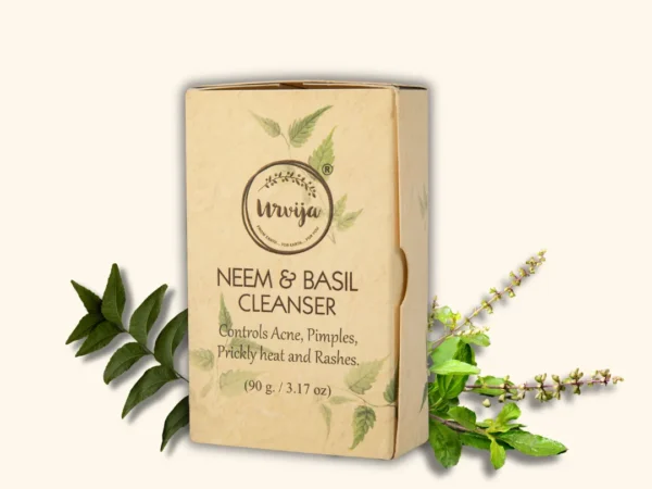 Urvija Neem Basil Cleanser Soap for Oily Skin
